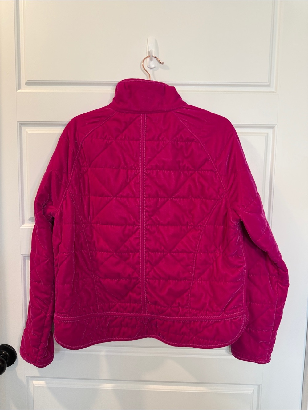 Calia Full Zip Vibrant Pink Quilted Oversized Jacket Small - Picture 7 of 7